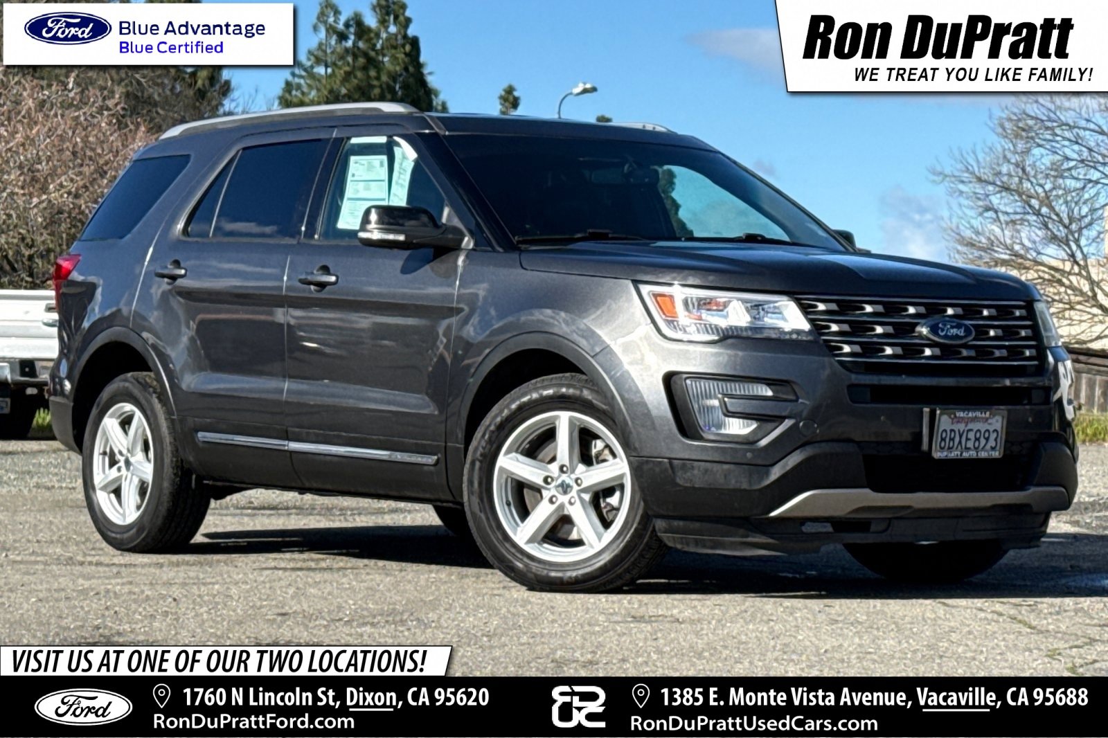 Certified 2017 Ford Explorer XLT w/ Equipment Group 202A