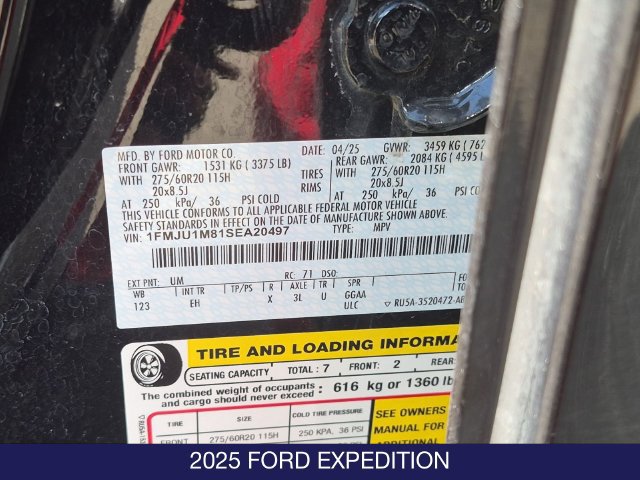 Certified 2025 Ford Expedition Platinum AWD/4WD image 26