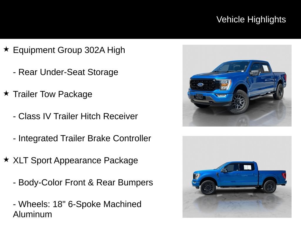 Certified 2021 Ford F150 XLT w/ Equipment Group 302A High AWD/4WD image 16