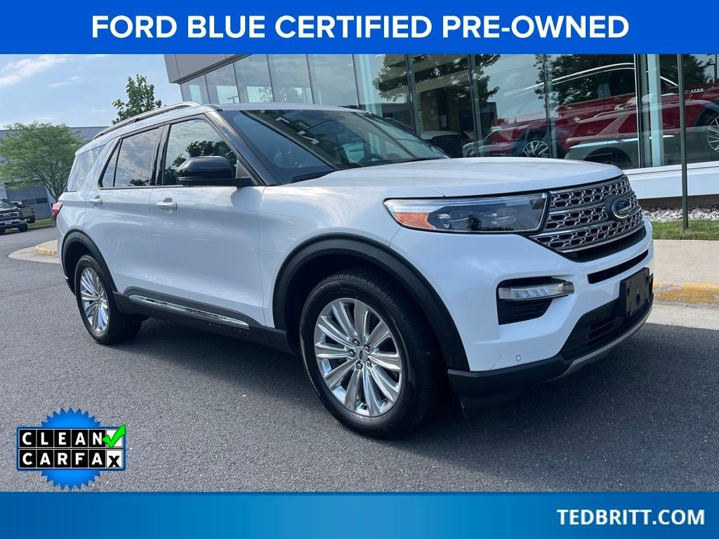 Certified 2021 Ford Explorer Limited w/ Hybrid Equipment Group 310A AWD/4WD image 1