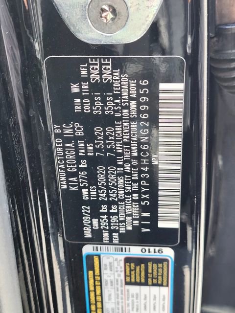 Used 2022 Kia Telluride EX w/ EX Premium Package image 37