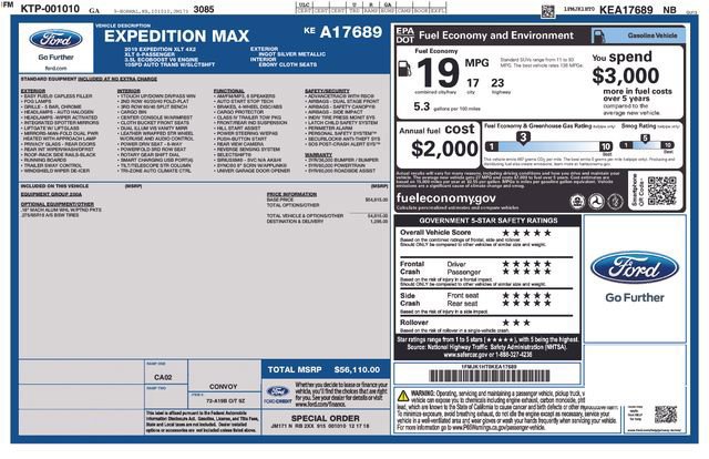 Certified 2019 Ford Expedition Max XLT image 9