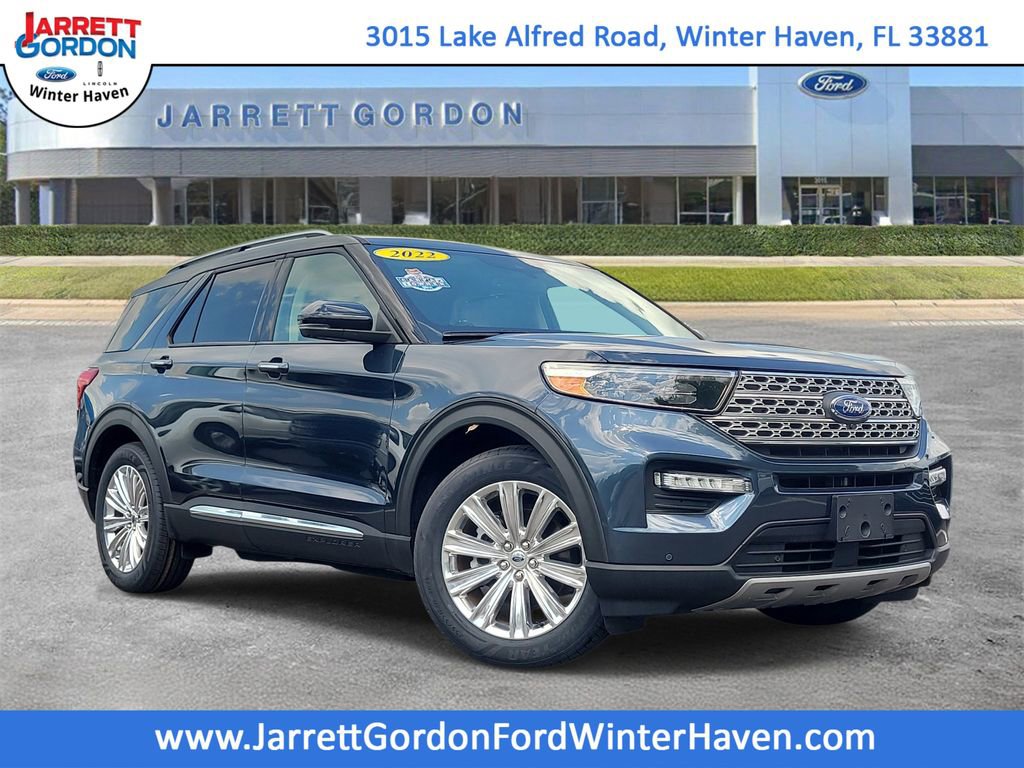 Certified 2022 Ford Explorer Limited w/ Equipment Group 301A