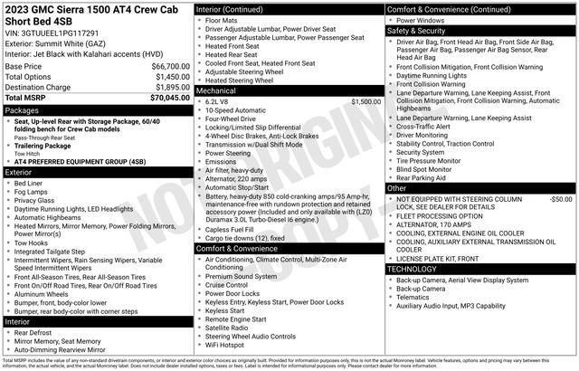 Used 2023 GMC Sierra 1500 AT4 AWD/4WD image 37