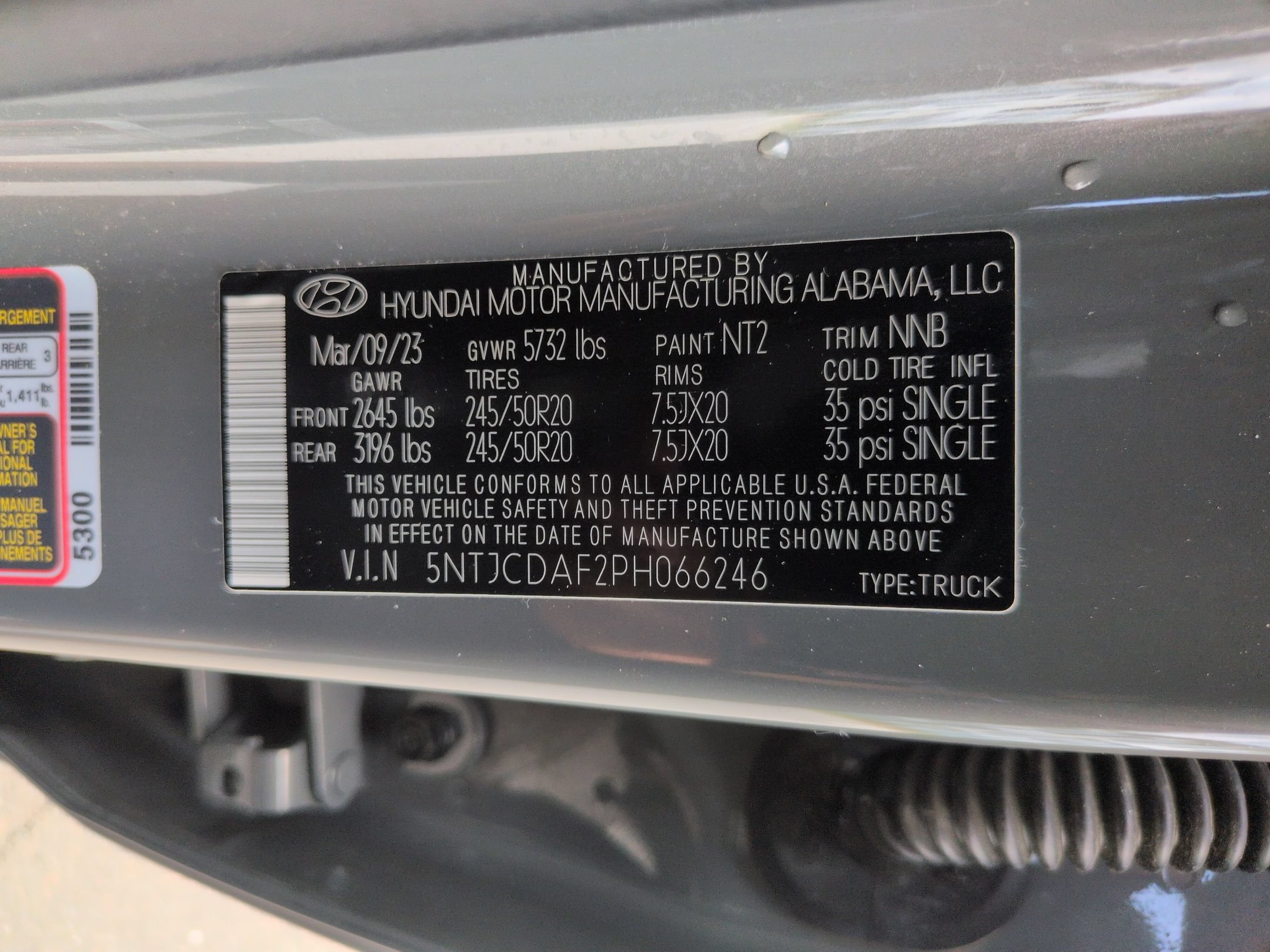 Used 2023 Hyundai Santa Cruz Night AWD/4WD image 36