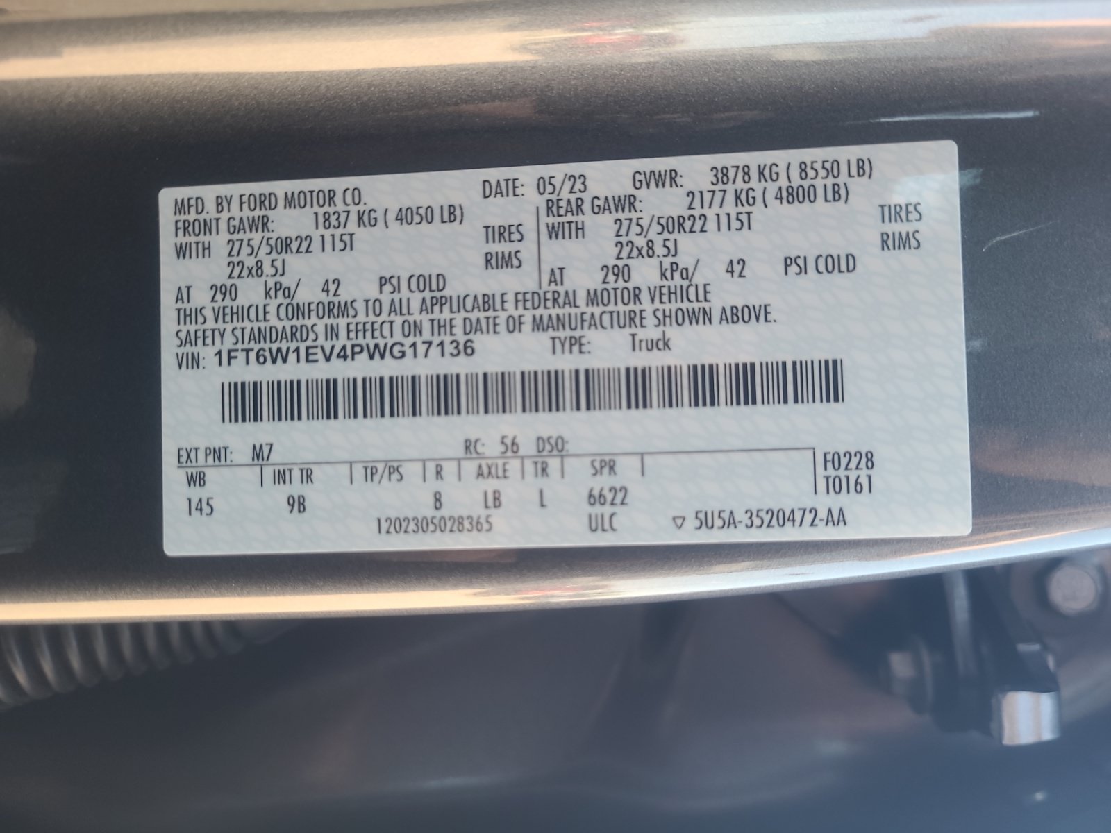 Certified 2023 Ford F150 Lightning Platinum AWD/4WD image 25
