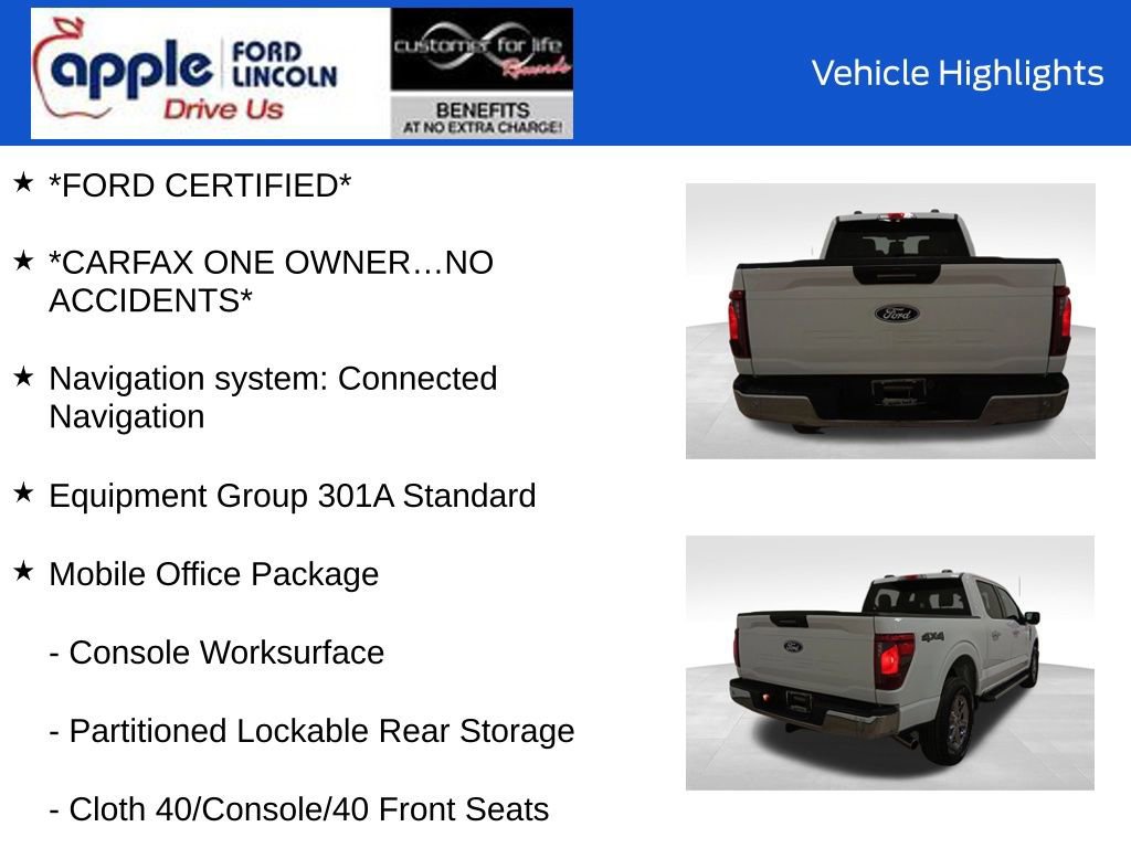 Certified 2024 Ford F150 XLT w/ Mobile Office Package image 11