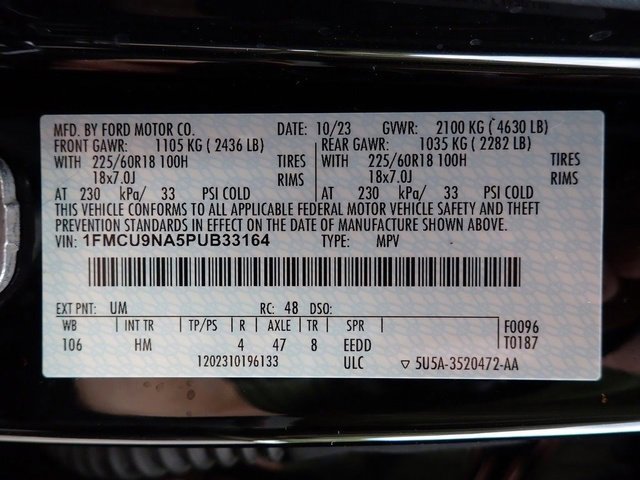 Certified 2023 Ford Escape ST-Line Select w/ Tech Pack #2 image 22