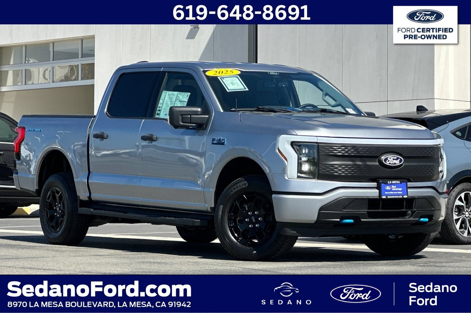 Certified 2025 Ford F150 Lightning XLT