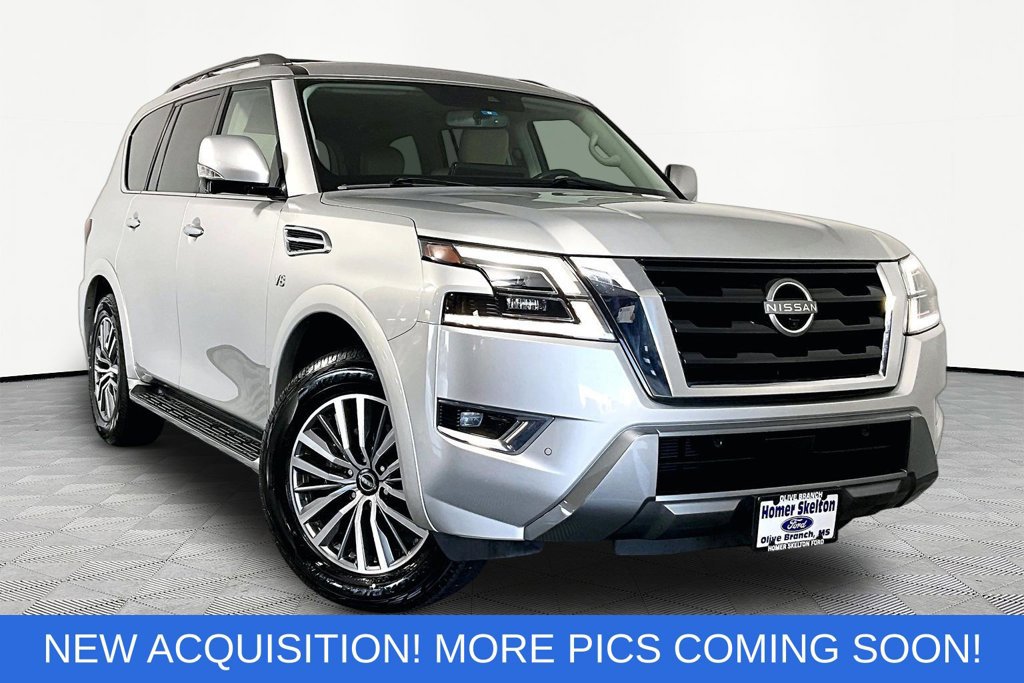 Used 2021 Nissan Armada SL w/ Captain's Chairs Package RWD image 1