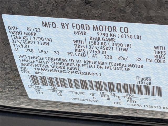 Certified 2023 Ford Explorer ST w/ Equipment Group 401A AWD/4WD image 24