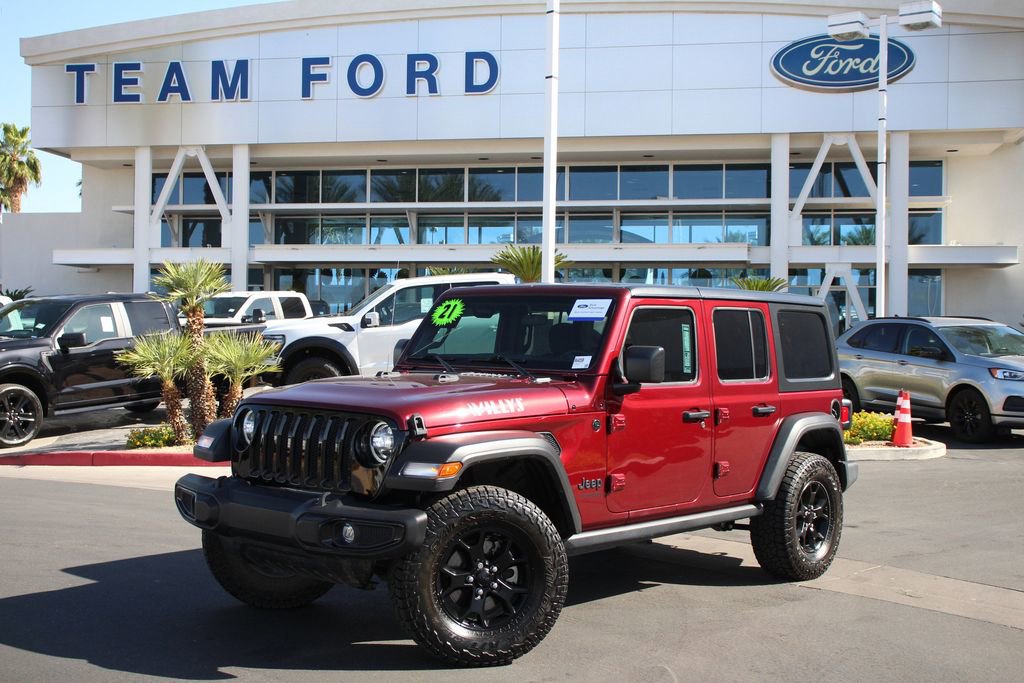 Used 2021 Jeep Wrangler Unlimited Sport image 2