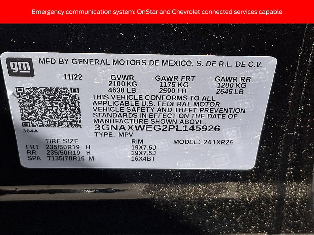 Used 2023 Chevrolet Equinox RS AWD/4WD image 24