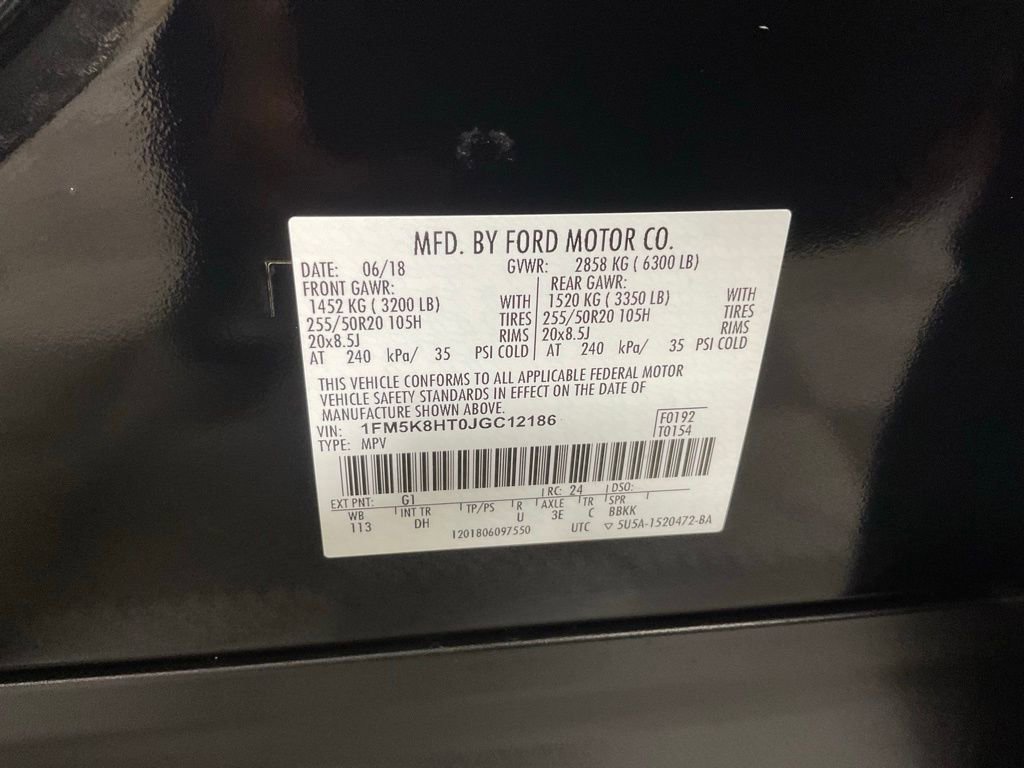 Certified 2018 Ford Explorer Platinum image 28