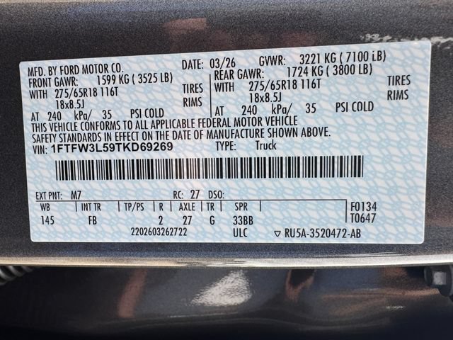 Certified 2026 Ford F150 XLT w/ Equipment Group 302A MID AWD/4WD image 31