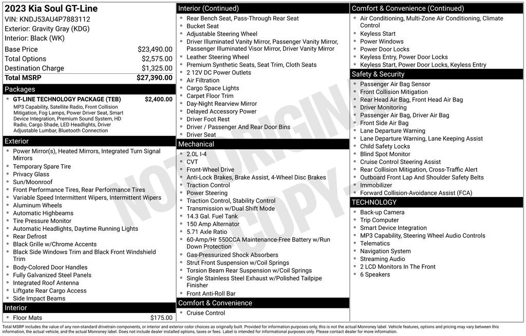 Used 2023 Kia Soul GT-Line w/ GT-Line Technology Package FWD image 2