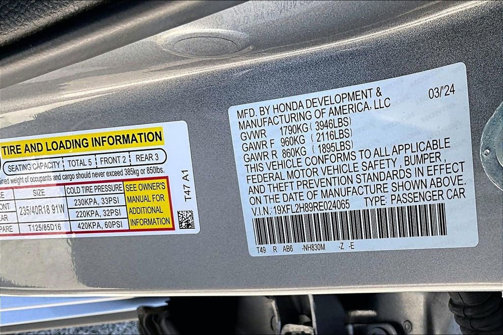 Used 2024 Honda Civic Sport image 31