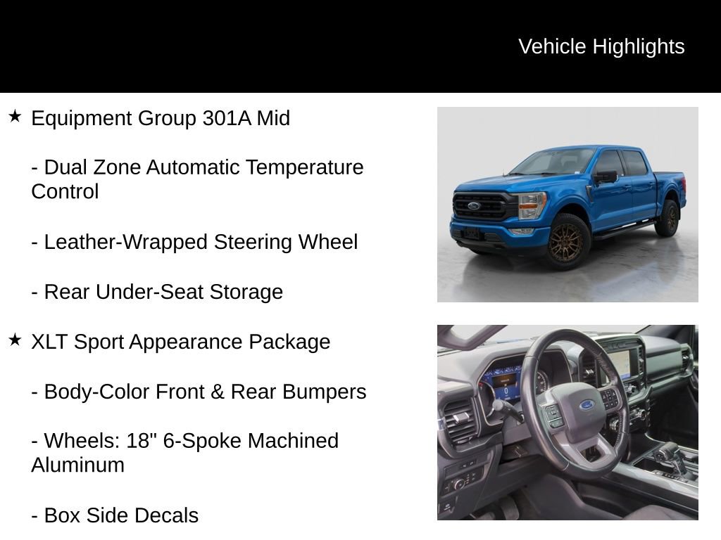 Certified 2021 Ford F150 XLT w/ Equipment Group 301A Mid image 11