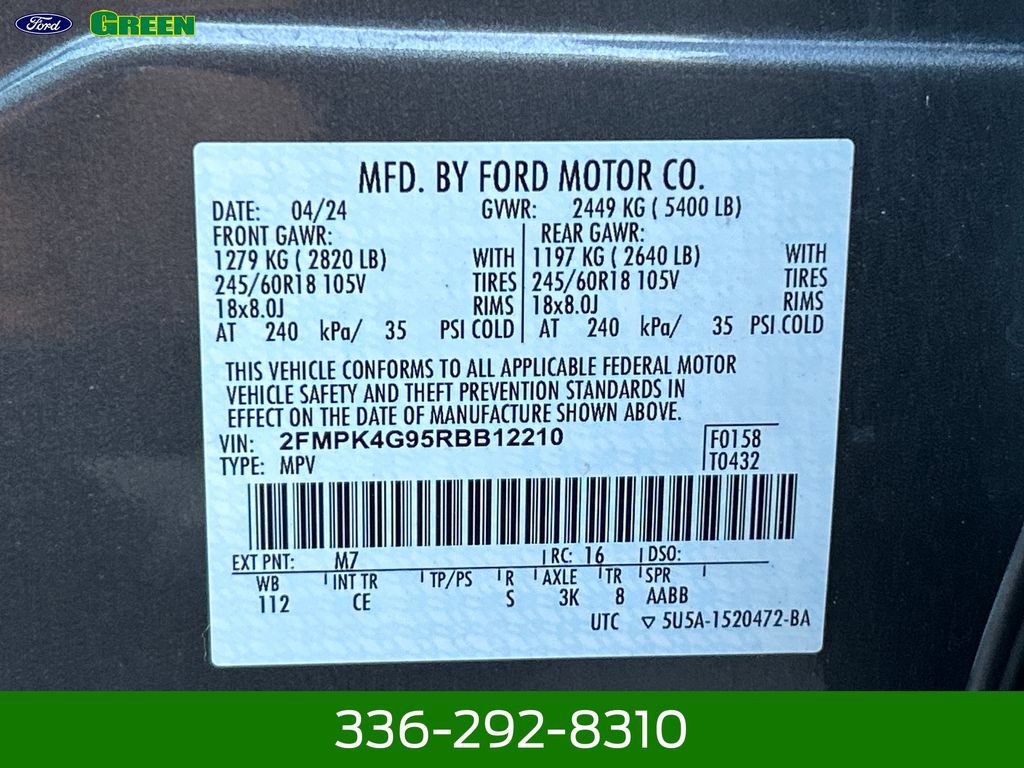 Certified 2024 Ford Edge SE AWD/4WD image 30