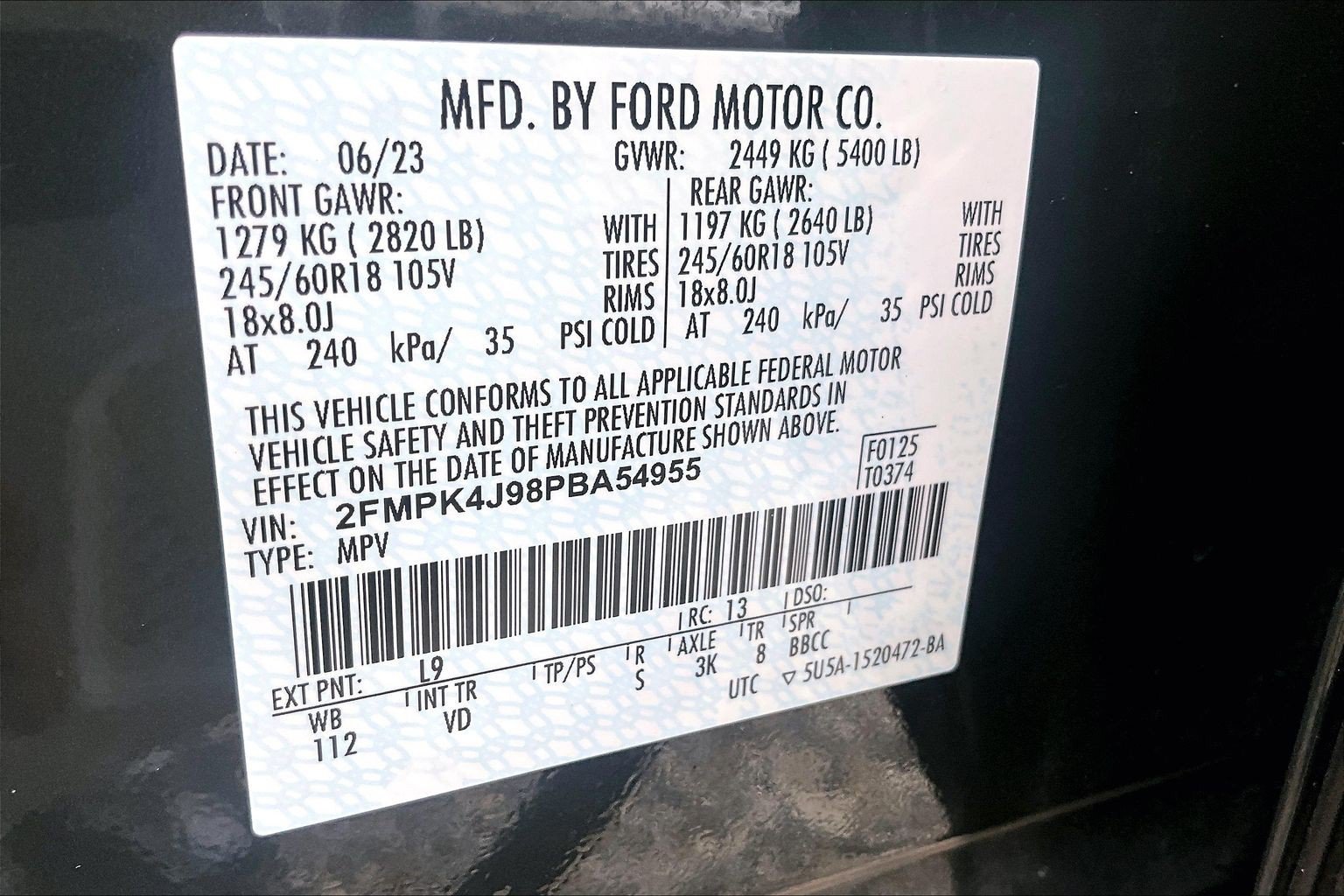 Certified 2023 Ford Edge SEL w/ Convenience Package AWD/4WD image 33