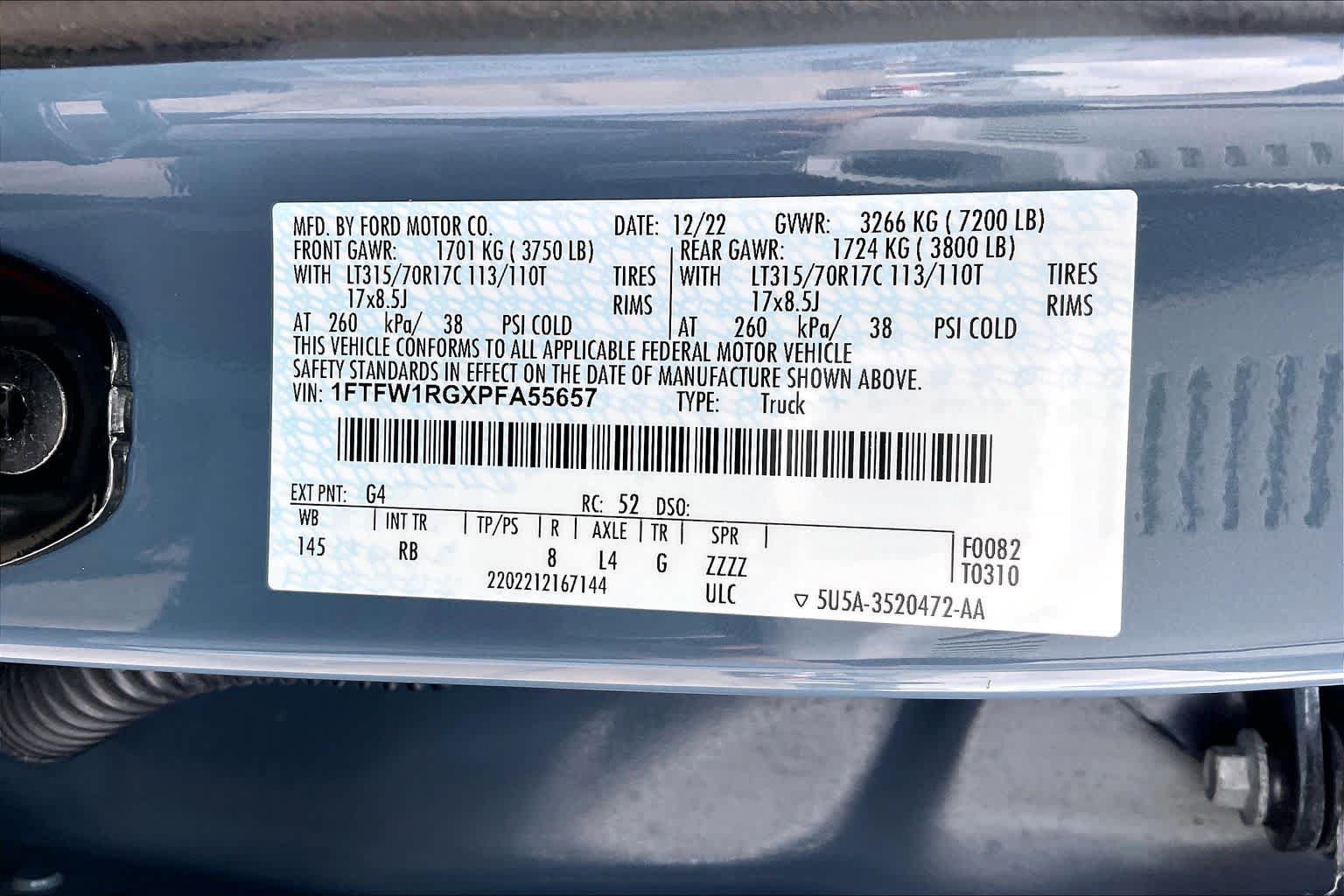 Certified 2023 Ford F150 Raptor AWD/4WD image 34