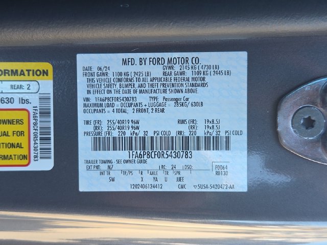 Certified 2024 Ford Mustang GT Premium RWD image 33