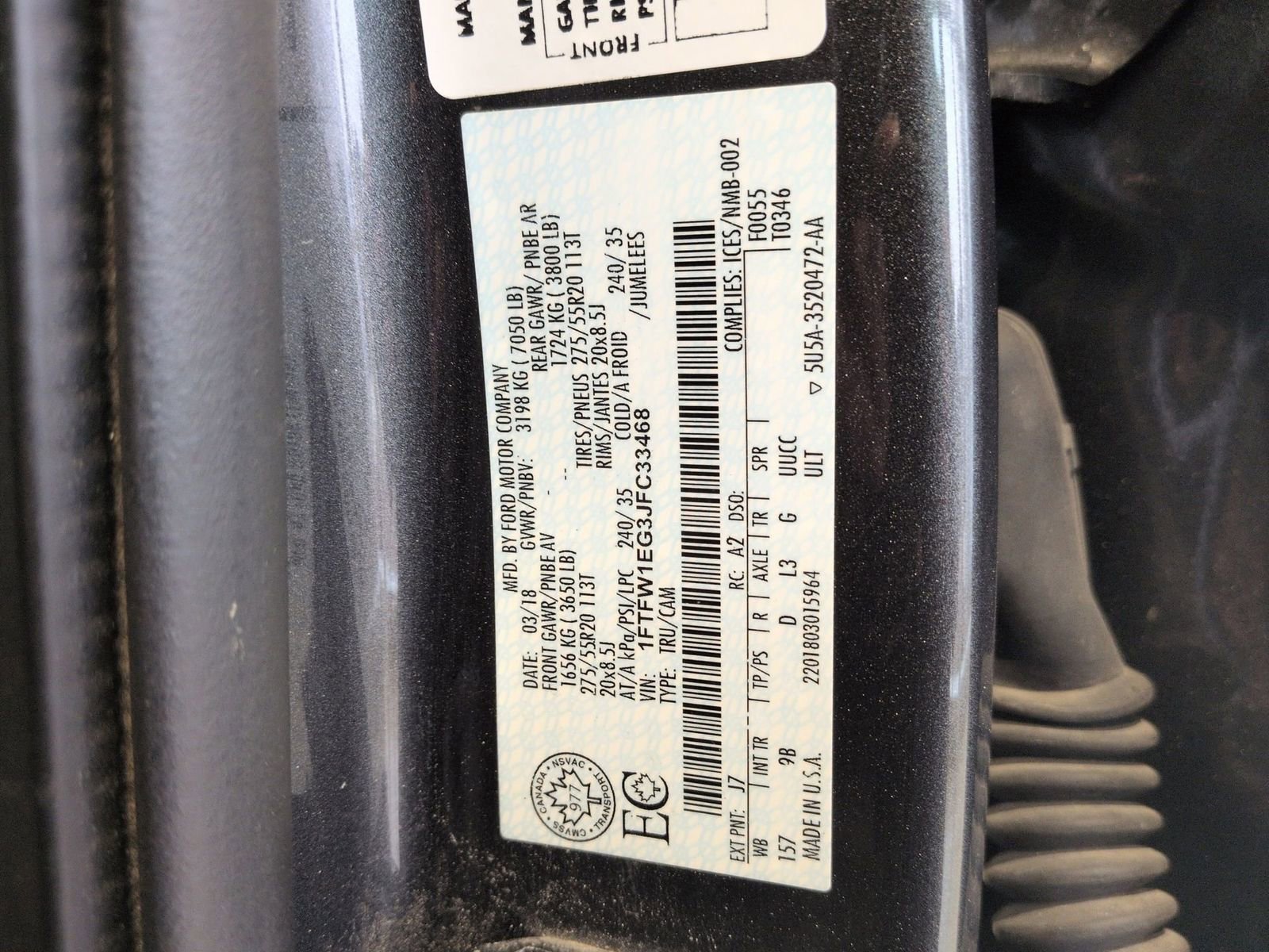 Certified 2018 Ford F150 Platinum w/ Technology Package image 42