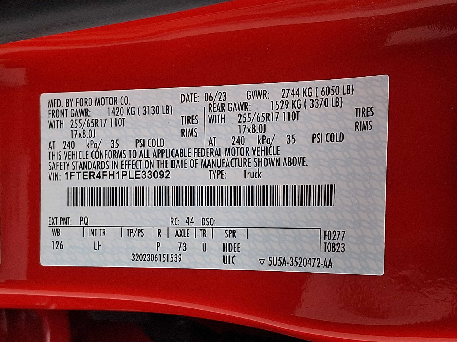 Certified 2023 Ford Ranger XLT w/ Equipment Group 302A High AWD/4WD image 26