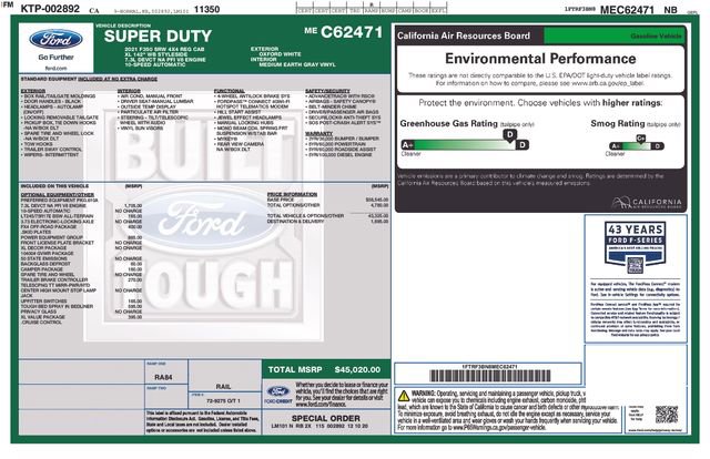 Certified 2021 Ford F350 XL w/ Power Equipment Group image 32