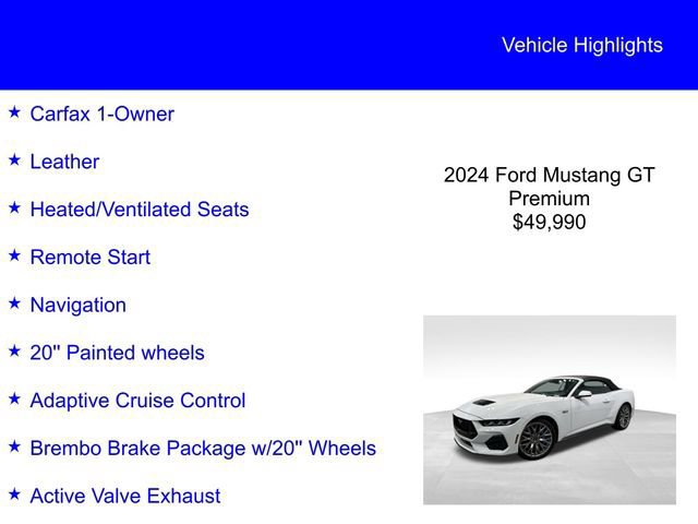 Certified 2024 Ford Mustang GT Premium image 7