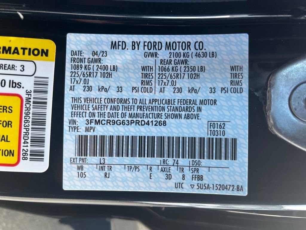 Certified 2023 Ford Bronco Sport Heritage w/ Heritage Convenience Package image 39