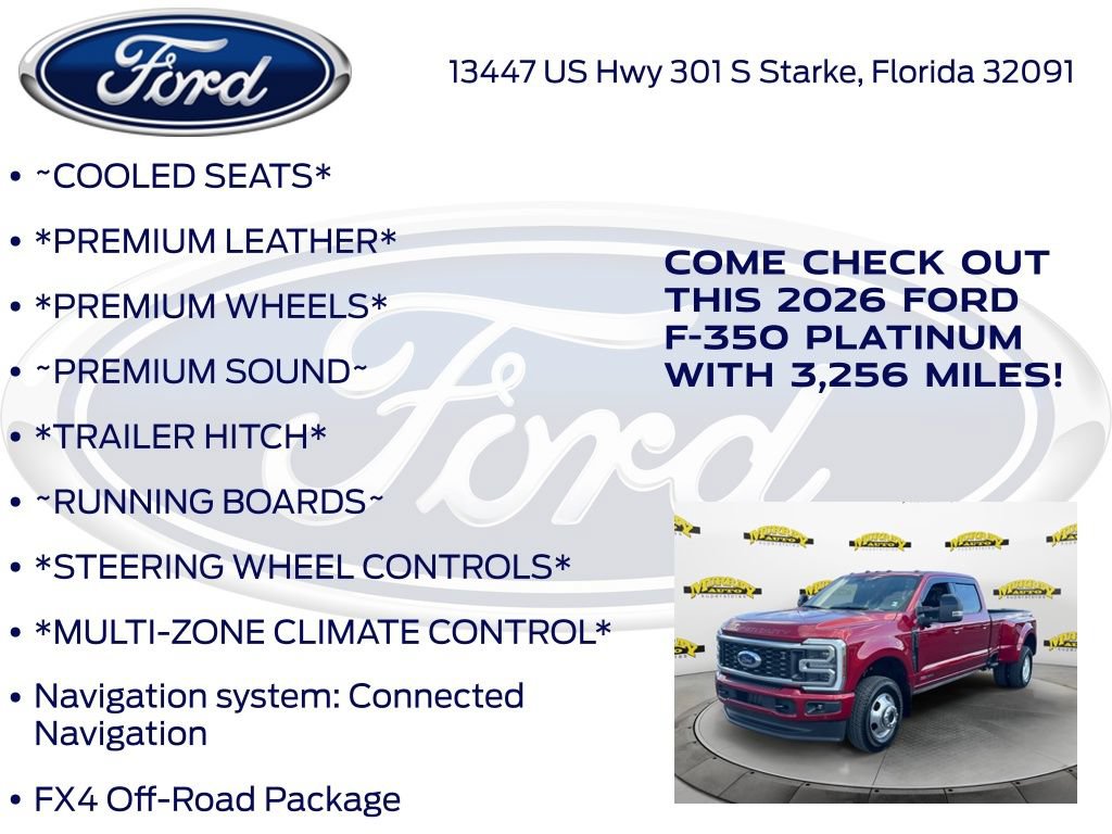 Certified 2026 Ford F350 Platinum AWD/4WD image 17