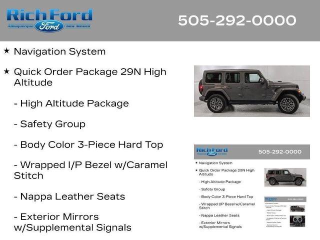 Used 2023 Jeep Wrangler Unlimited Sahara AWD/4WD image 40