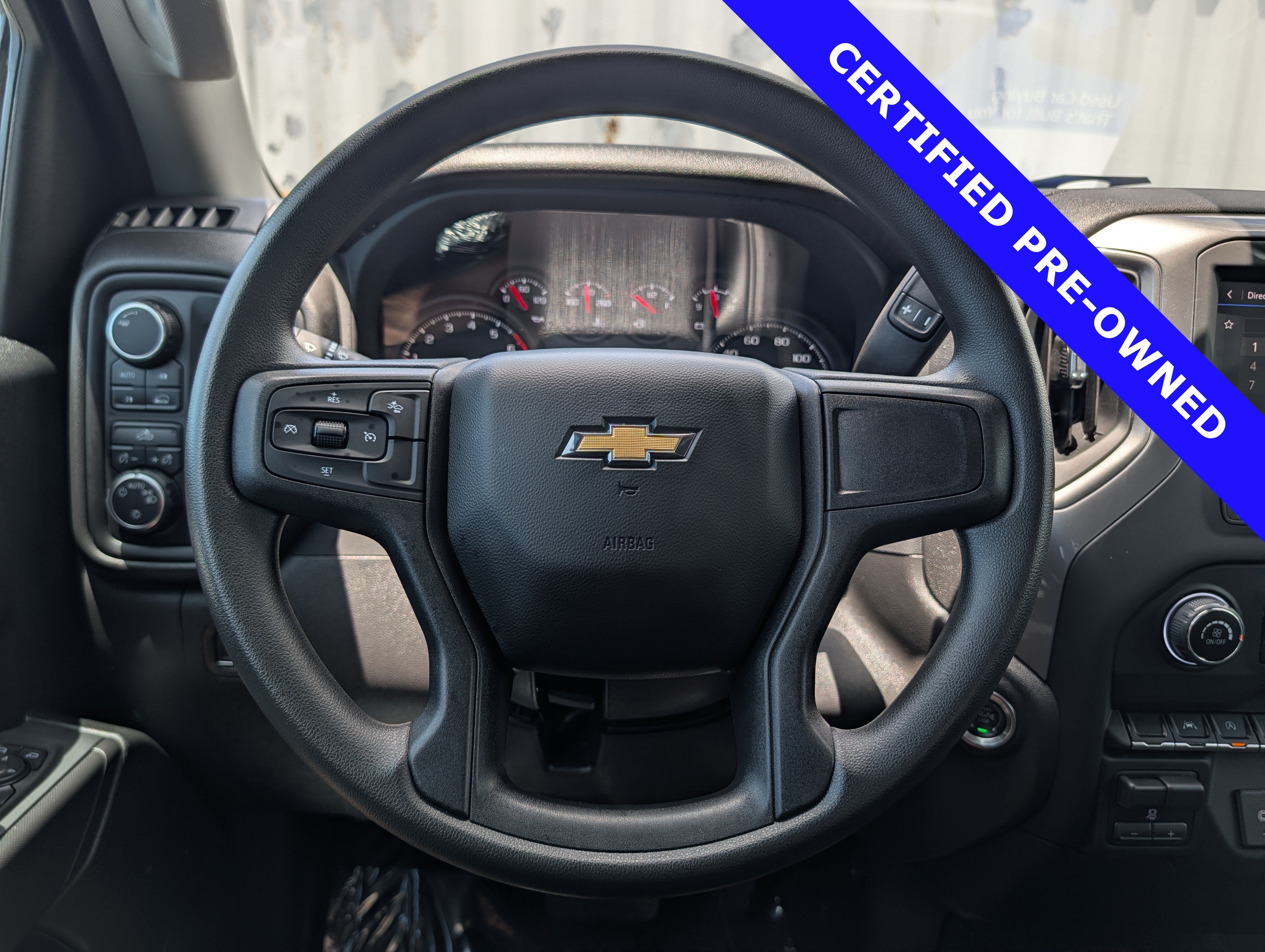 Used 2024 Chevrolet Silverado 1500 Custom w/ Turbomax Blackout Package AWD/4WD image 27