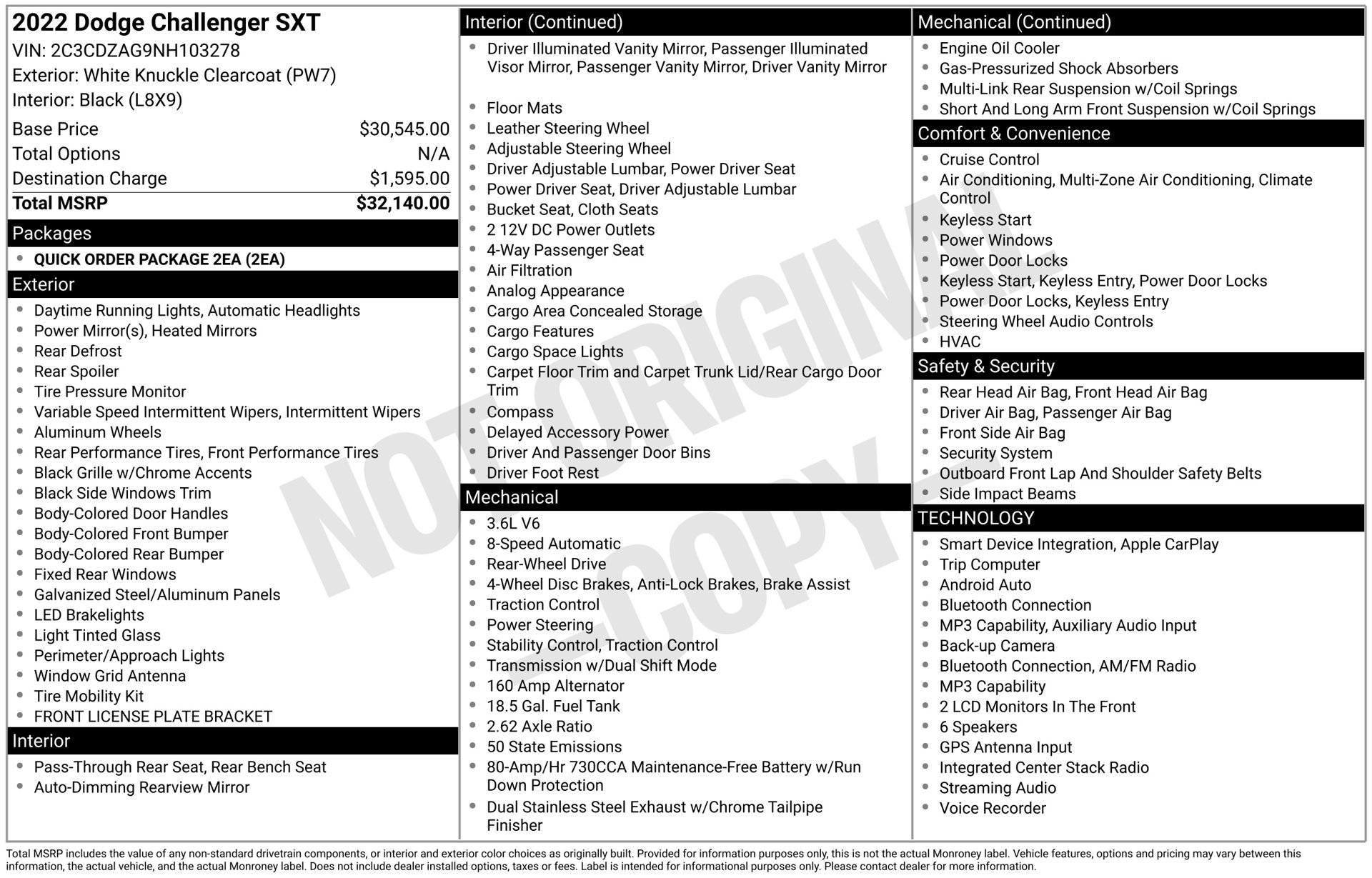 Used 2022 Dodge Challenger SXT RWD image 29