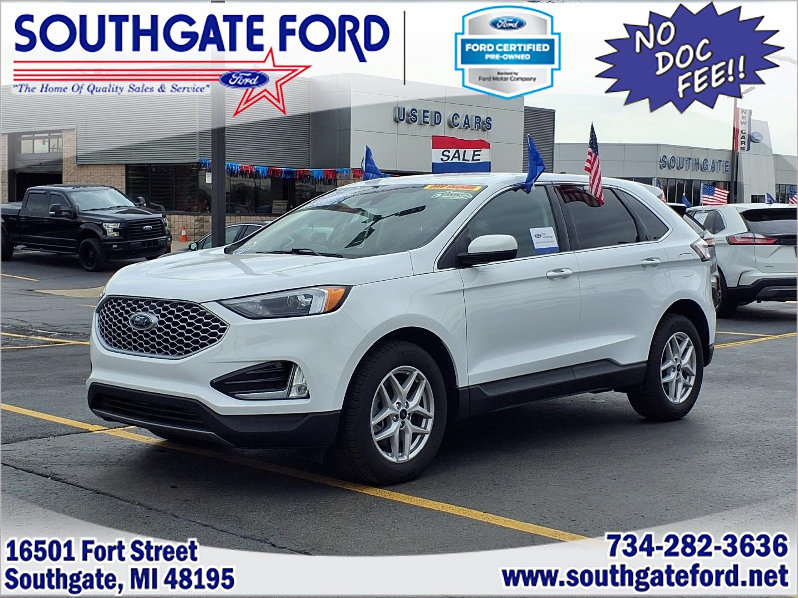 Certified 2024 Ford Edge SEL w/ Convenience Package AWD/4WD image 1