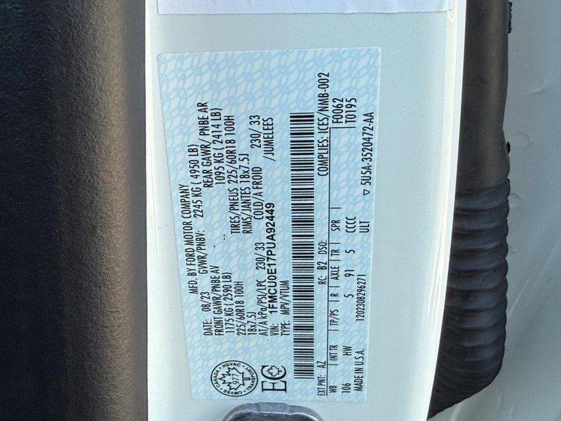 Certified 2023 Ford Escape SE image 23