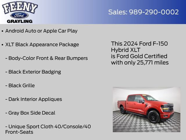 Certified 2024 Ford F150 XLT w/ Equipment Group 302A MID AWD/4WD image 9