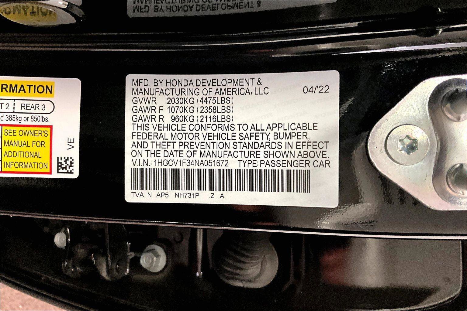 Used 2022 Honda Accord Sport image 32