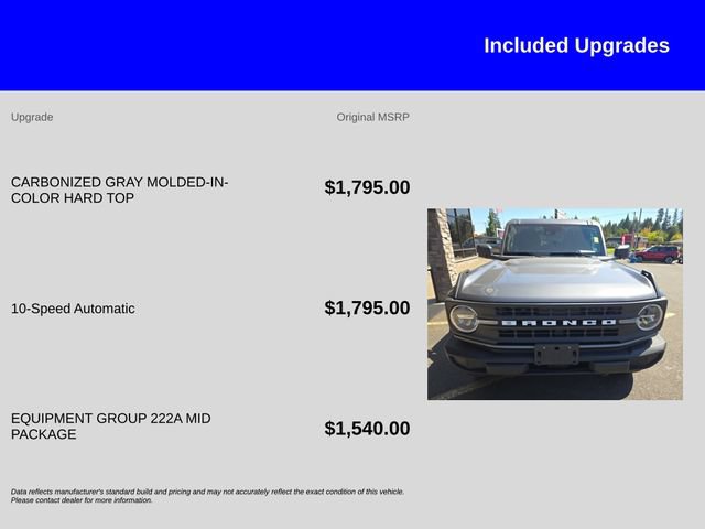Certified 2025 Ford Bronco Big Bend AWD/4WD image 12