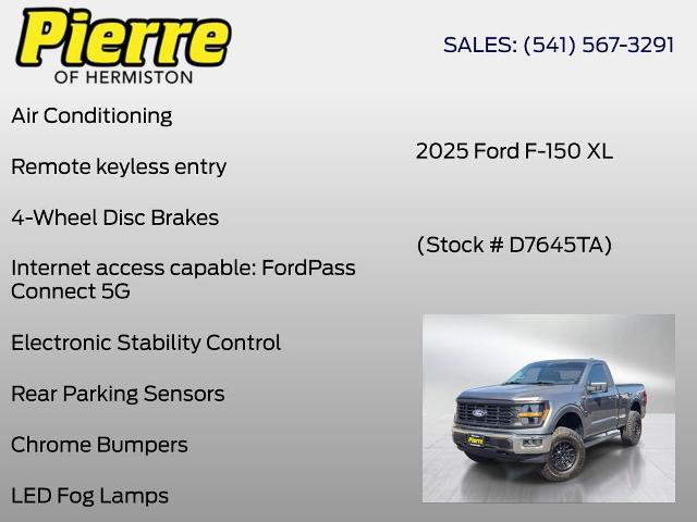 Certified 2025 Ford F150 XL w/ Equipment Group 103A High AWD/4WD image 12