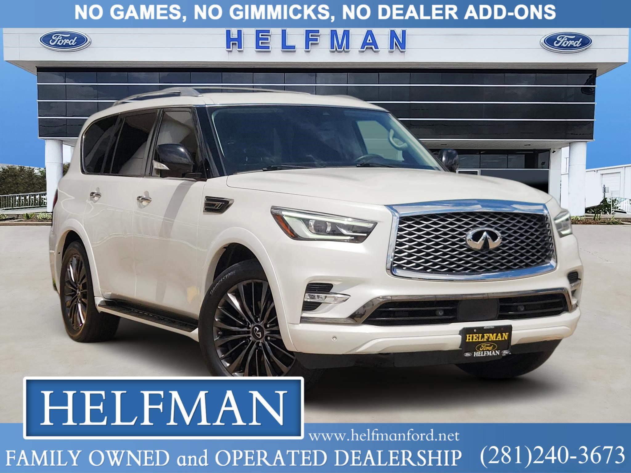 Used 2021 INFINITI QX80 Premium Select w/ Cargo Package image 4