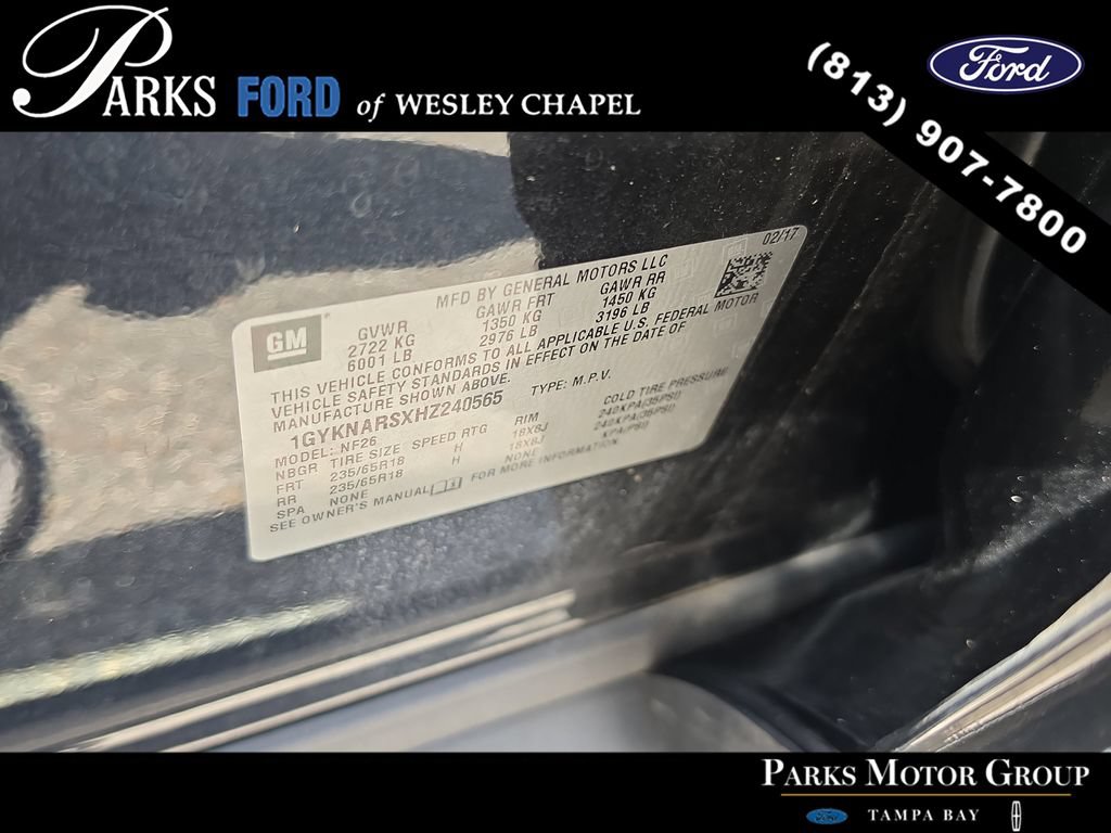 Used 2017 Cadillac XT5 FWD w/ LPO, Wheel Lock Package image 32
