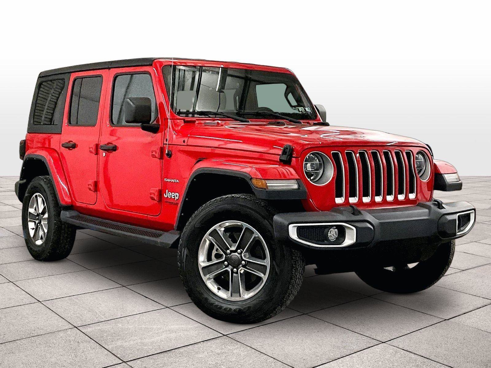 Used 2022 Jeep Wrangler Unlimited Sahara w/ LED Lighting Group AWD/4WD image 2