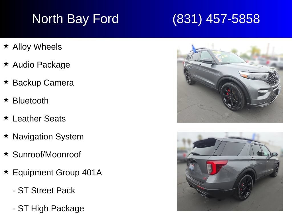 Certified 2021 Ford Explorer ST w/ Equipment Group 401A AWD/4WD image 4