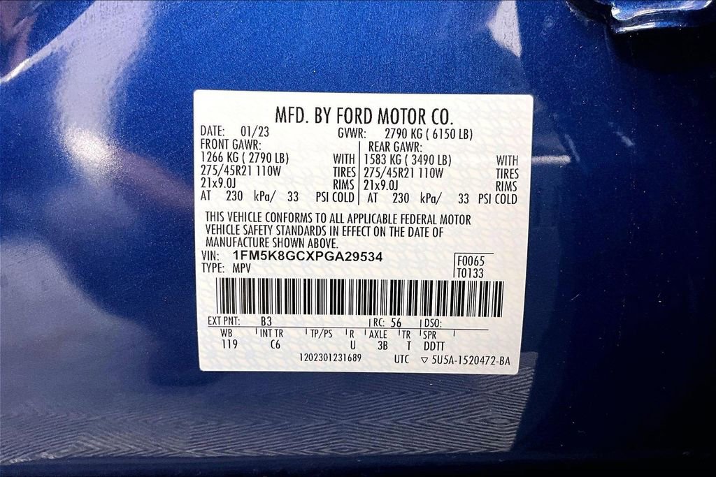 Certified 2023 Ford Explorer ST w/ Equipment Group 401A AWD/4WD image 36