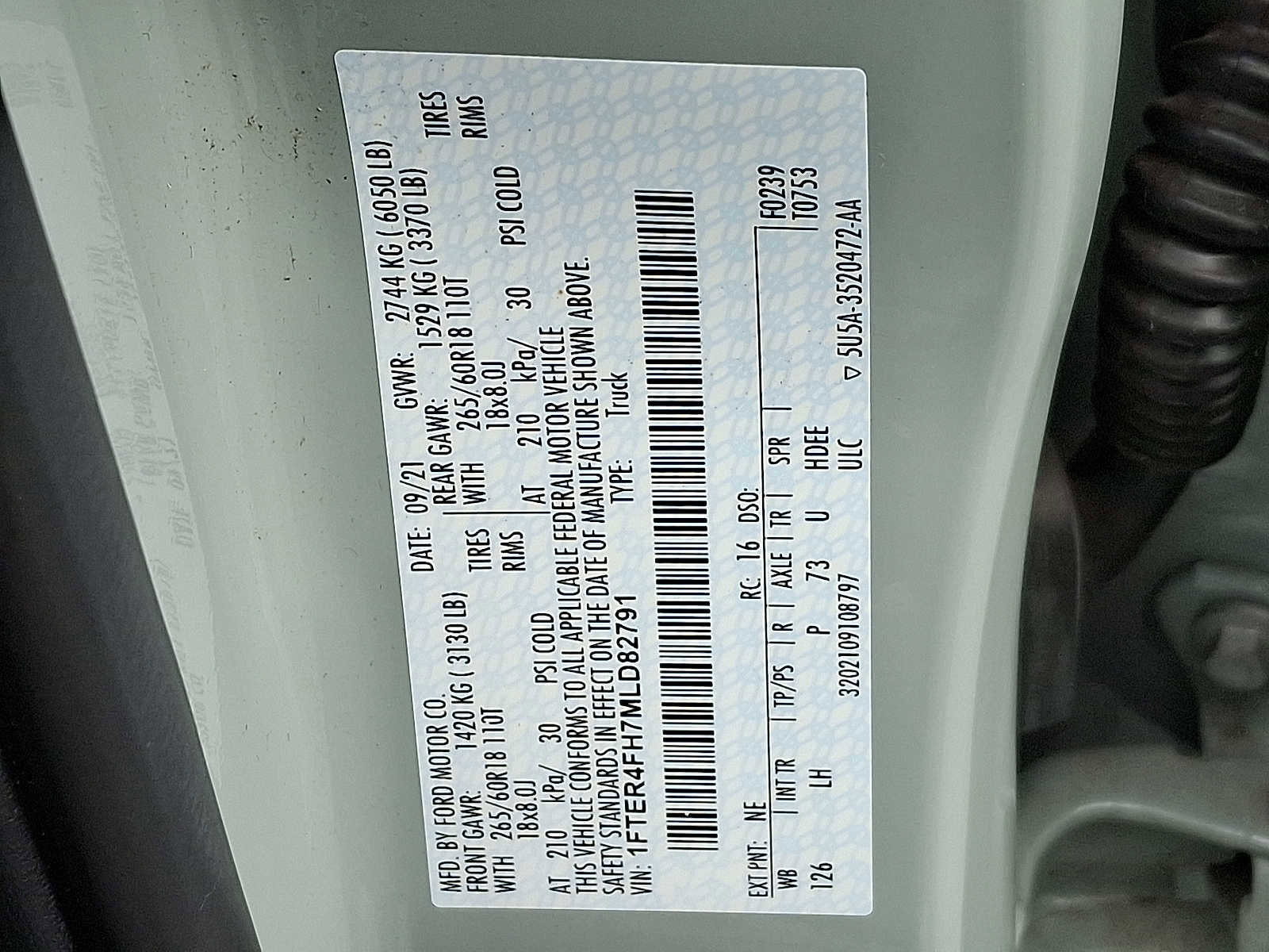 Certified 2021 Ford Ranger XLT w/ Equipment Group 302A High image 29