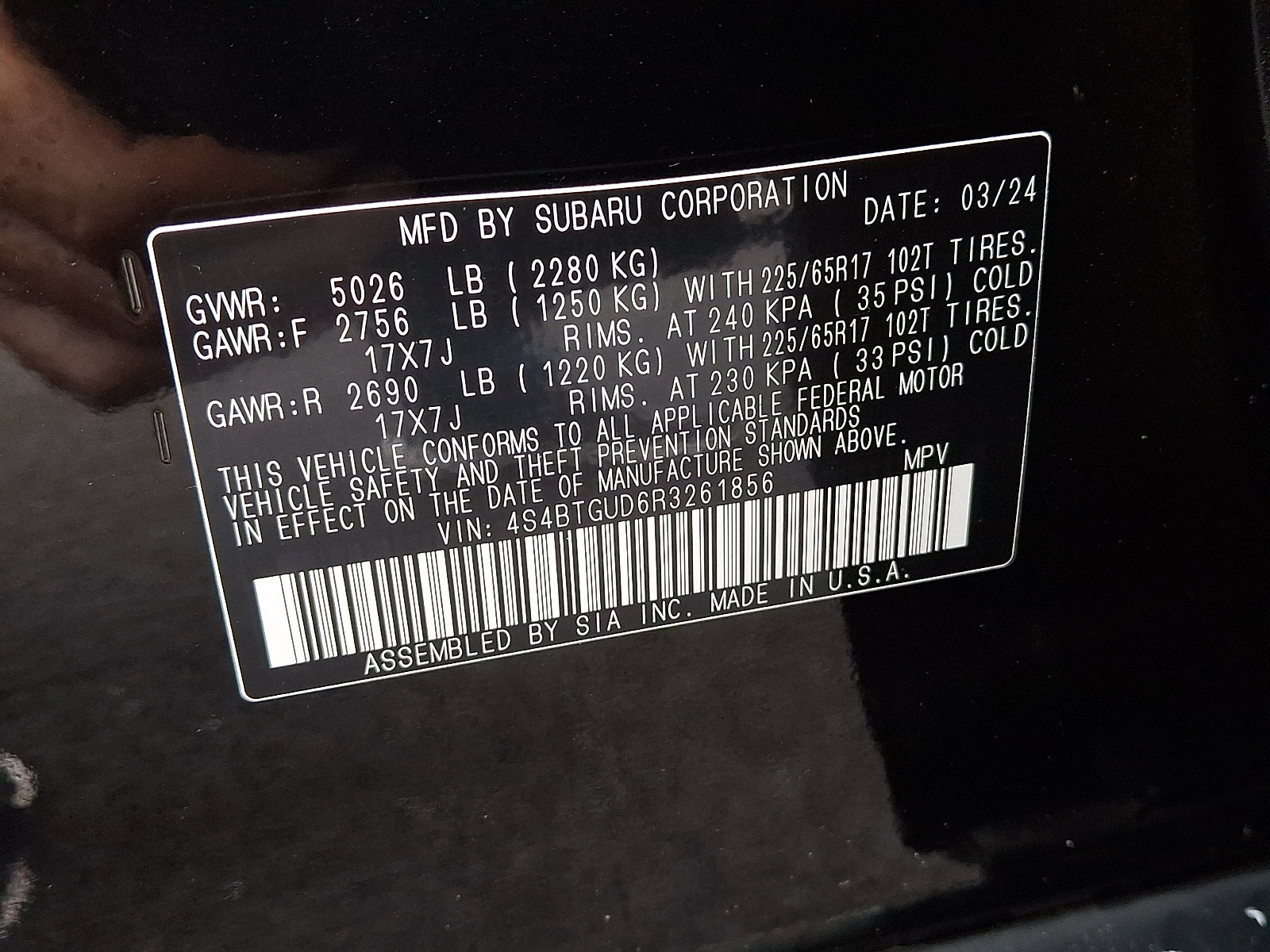 Used 2024 Subaru Outback Wilderness AWD/4WD image 27