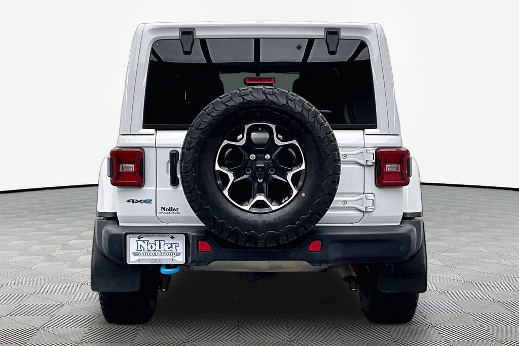 Used 2021 Jeep Wrangler Unlimited Rubicon 4xe w/ Steel Bumper Group AWD/4WD image 4