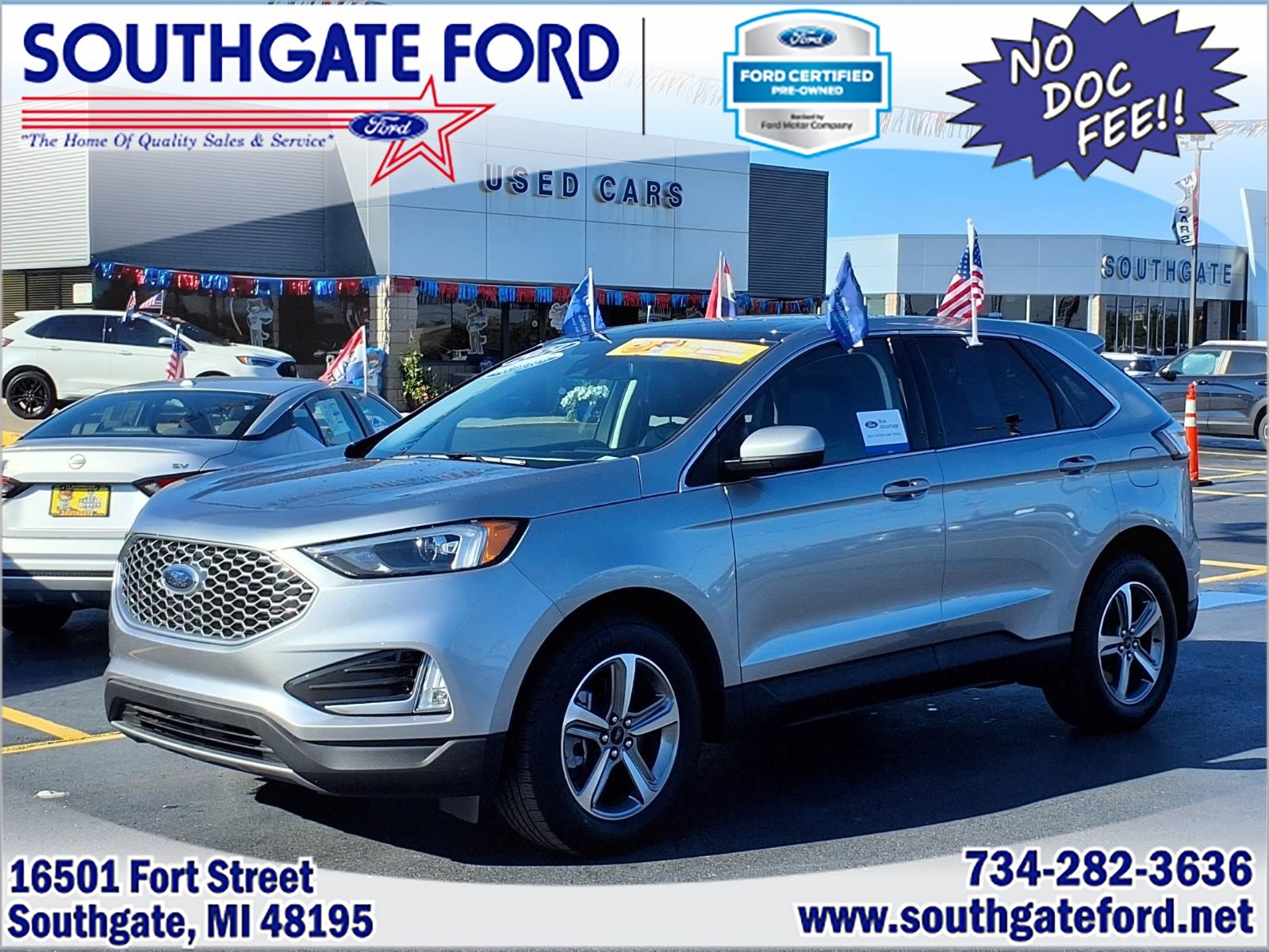 Certified 2024 Ford Edge SEL w/ Convenience Package